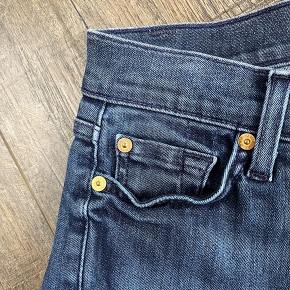 7 For All Mankind Skinny Blue Jeans Pants Denim ((size 24)) - Picture 5 of 8